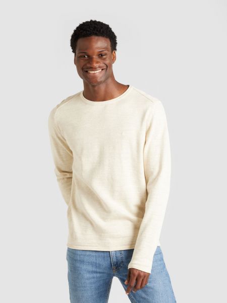 Памучен пуловер Fynch-hatton бяло