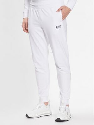 Pantalon de joggings slim Ea7 Emporio Armani blanc