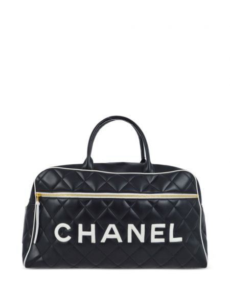 Stepēta ceļojumu soma Chanel Pre-owned