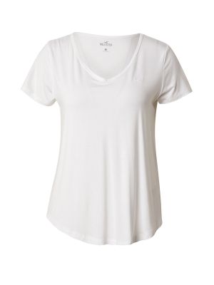 T-shirt Hollister blanc