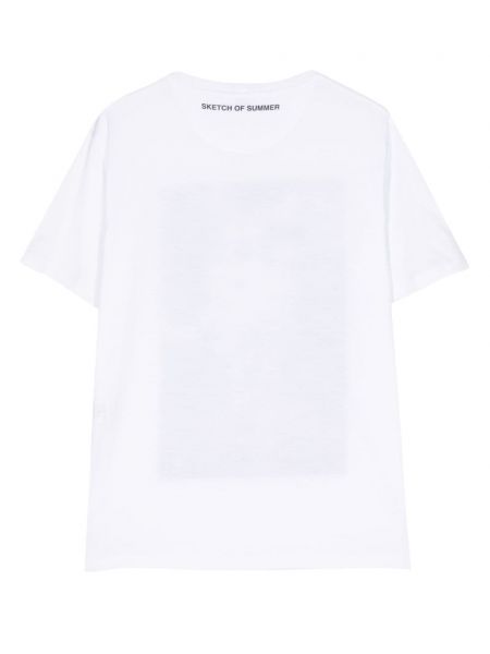 T-shirt aus baumwoll mit print Bally