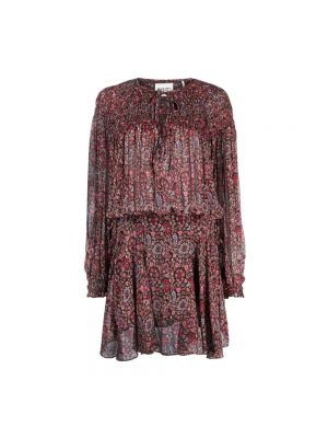 Kleid mit paisleymuster Isabel Marant Etoile braun