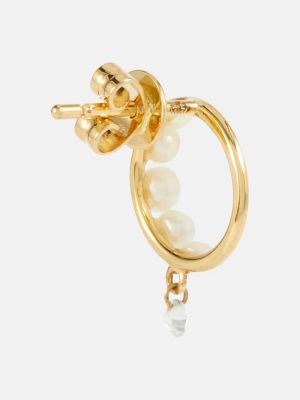 Σκουλαρίκια με μαργαριτάρια Persã©e χρυσό