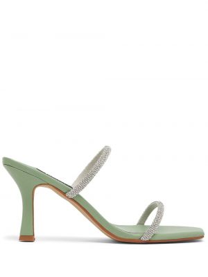 Sandali con cristalli Senso verde