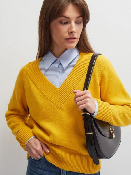 Пуловер Vittoria Vicci желтый