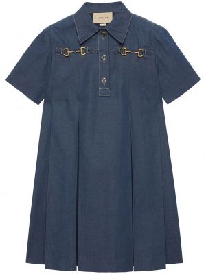 Рубашка платье Gucci, синее