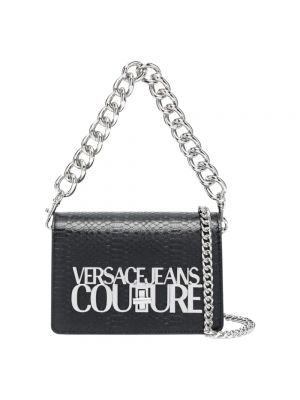 Borse pochette Versace Jeans Couture nero