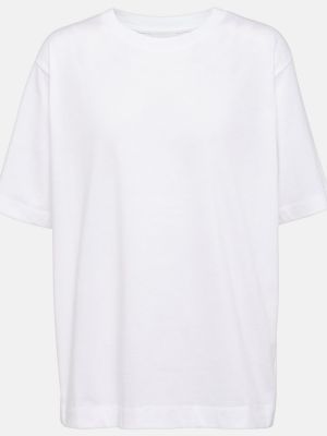 Trøje bomuld t-shirt Dries Van Noten hvid