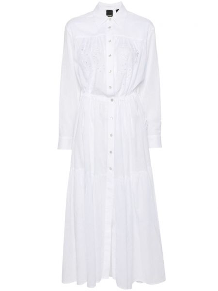 Μάξι φόρεμα Pinko λευκό