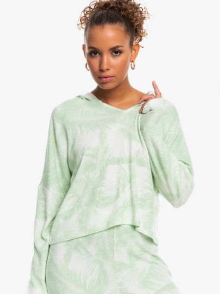 Bluza z kapturem Roxy zielona