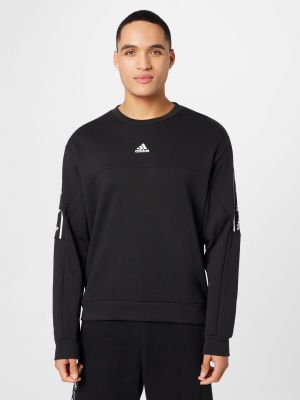 Relaxed fit megztinis Adidas Sportswear juoda