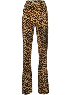 Панталон с принт с леопардов принт Norma Kamali