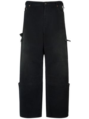 Bavlněné džíny Balenciaga černé