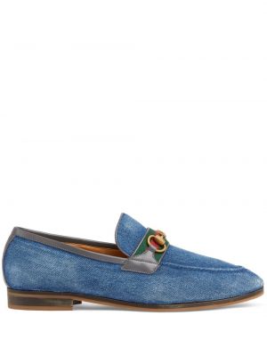 Loafers Gucci bleu