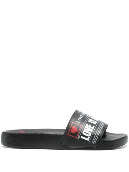 Pantofi cu imagine Love Moschino negru