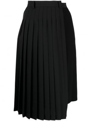 Plisovaná midi sukňa Undercover čierna