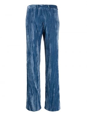 Rovné kalhoty Ermanno Firenze modré