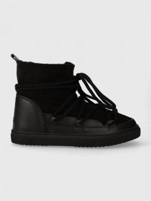 Замшевые зимние ботинки Inuikii черные