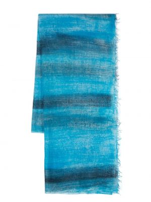 Кашмирен шал с принт с tie-dye ефект Avant Toi