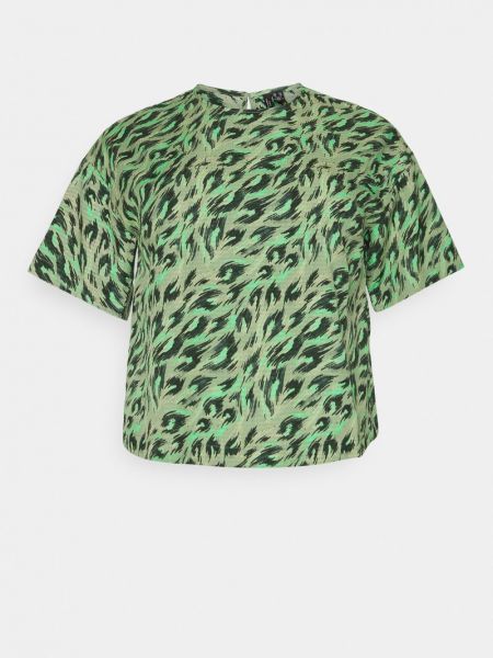Bluzka Vero Moda Curve zielona