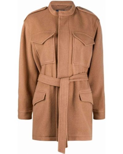 Шерстяная куртка Polo Ralph Lauren, коричневый