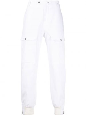 Pantalon cargo slim avec poches Alexander Mcqueen blanc