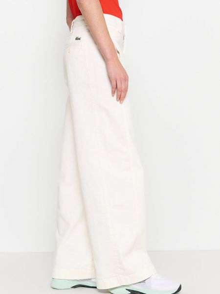Spodnie Lacoste białe