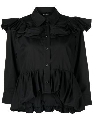 Peplum skjorte Simone Rocha svart