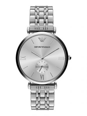 Срібний годинник Emporio Armani