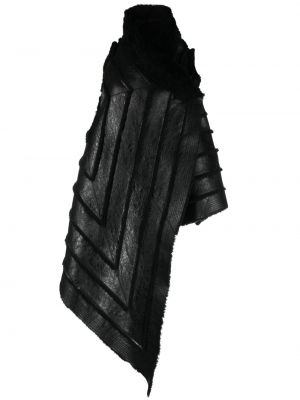 Асиметричен елек Rick Owens черно