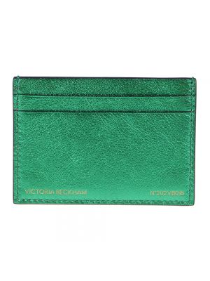 Zielony portfel Victoria Beckham