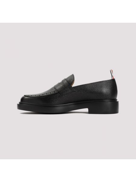 Mocasines de cuero Thom Browne negro