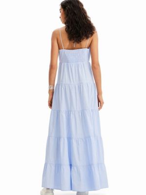 Midi haljina Desigual plava