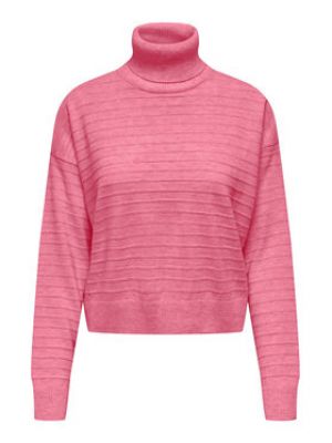 Pull col roulé col roulé Only rose