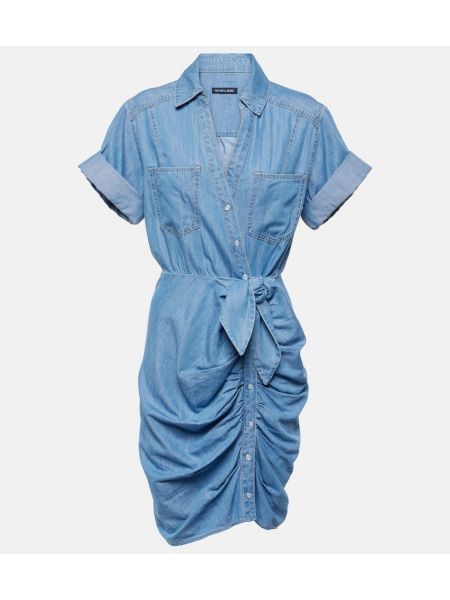 Mini robe Veronica Beard bleu