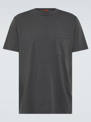 Bavlněné tričko jersey Barena Venezia šedé