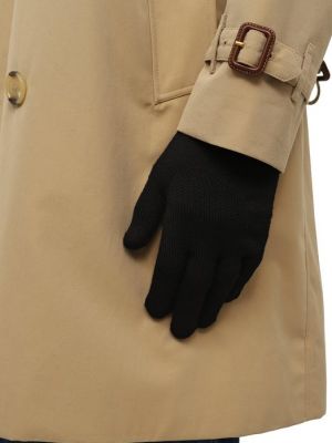 Шерстяные перчатки Givenchy хаки