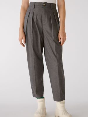 Pantalon plissé Oui gris