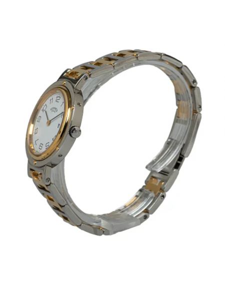 Zegarek ze stali chirurgicznej Hermès Vintage srebrny
