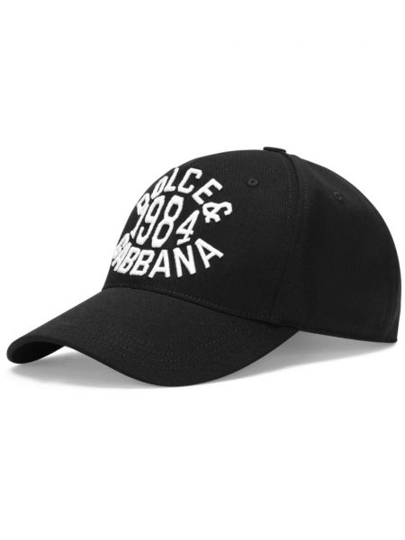 Broderet cap Dolce & Gabbana sort