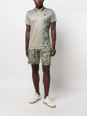 Tenisová košile s potiskem Adidas Tennis zelená