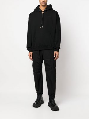 „cargo“ stiliaus kelnės slim fit Versace juoda