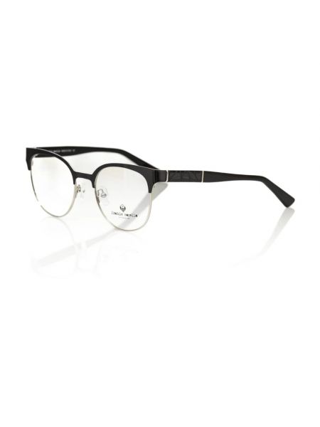 Okulary w geometryczne wzory eleganckie Frankie Morello czarne