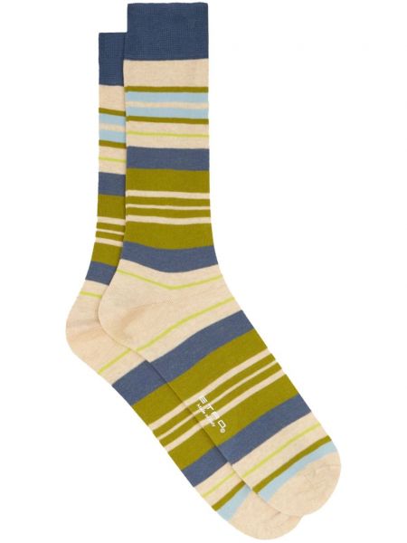 Čarape s printom Etro plava