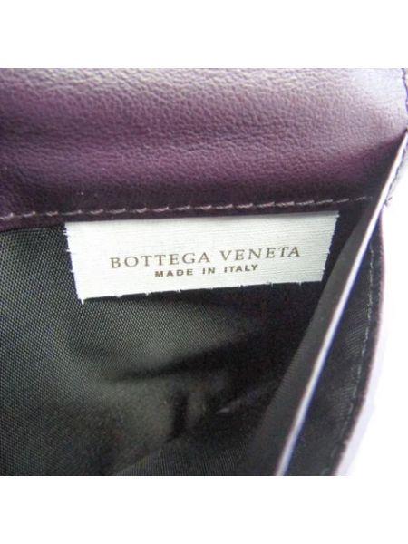 Retro leder geldbörse Bottega Veneta Vintage pink