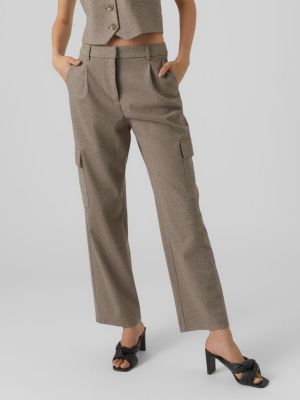 Pantalon cargo Vero Moda gris