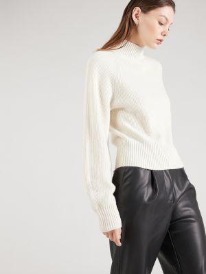 Памучен пуловер Hugo бяло