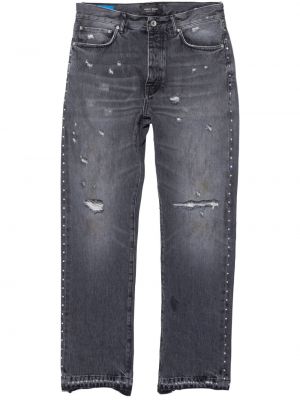 Straight leg jeans con cristalli Purple Brand