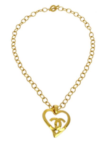 Pakabukas su širdelėmis Chanel Pre-owned auksinė