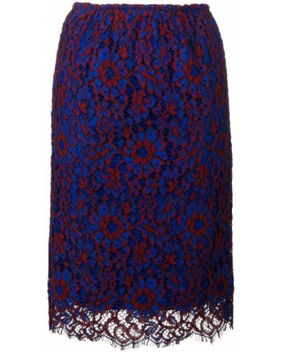 Кружевная юбка миди на шнуровке Calvin Klein